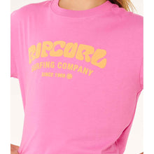 Koszulka dziewczęca RIP CURL Surf Puff Relaxed Tee- Girl różowa
