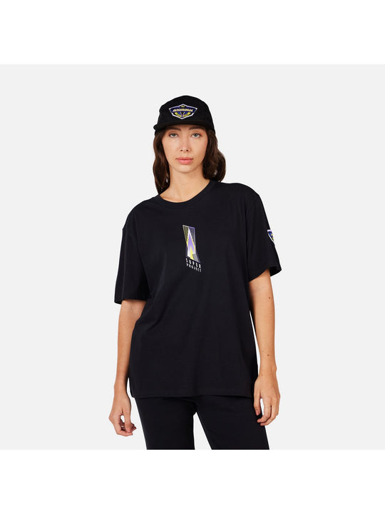 Koszulka unisex ROSSIGNOL SUPER TEE czarna
