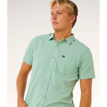 Koszula męska RIP CURL Vaporcool Aerotech S/S Shirt zielona
