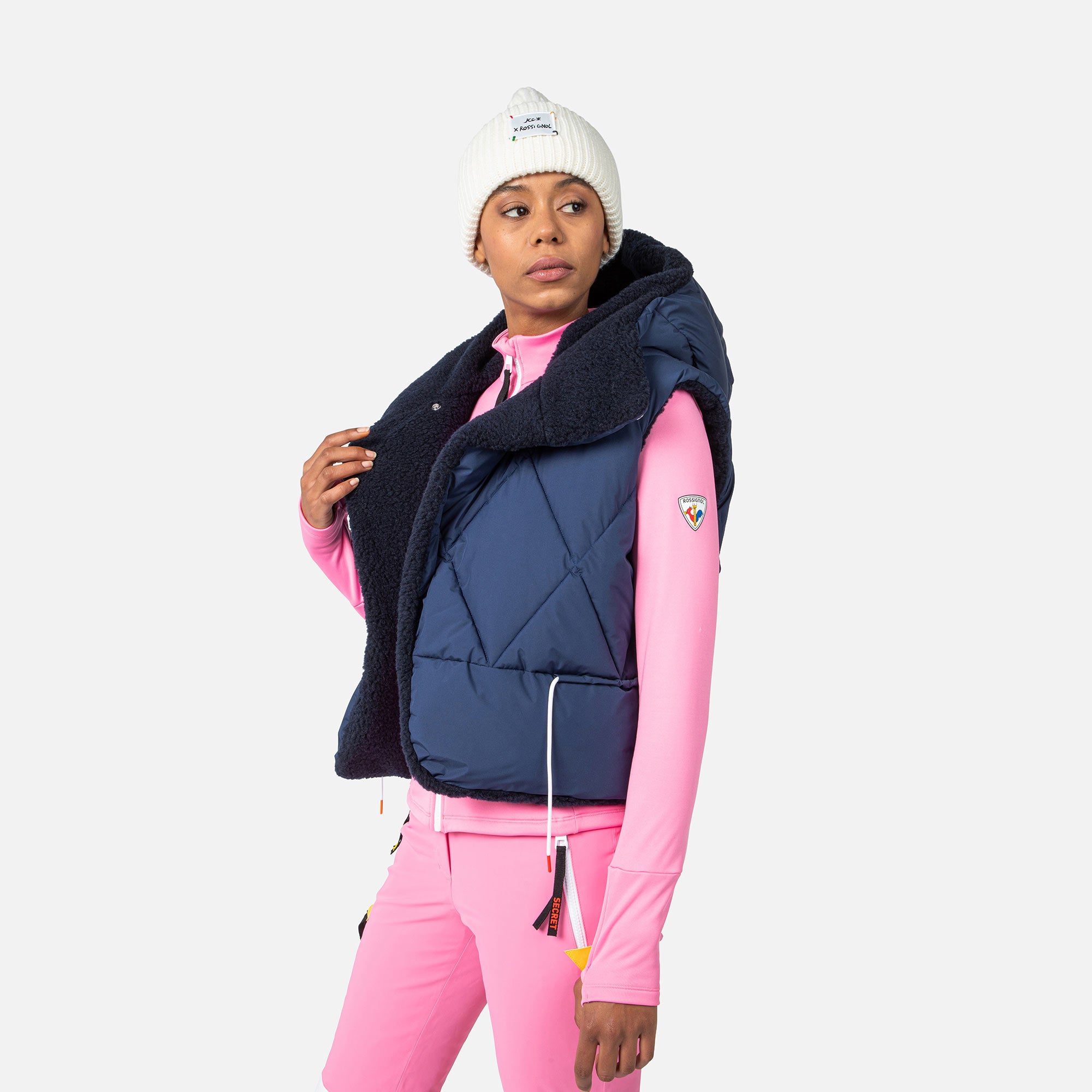 Kamizelka Rossignol W Diamond Vest niebieski - Adventure Sports
