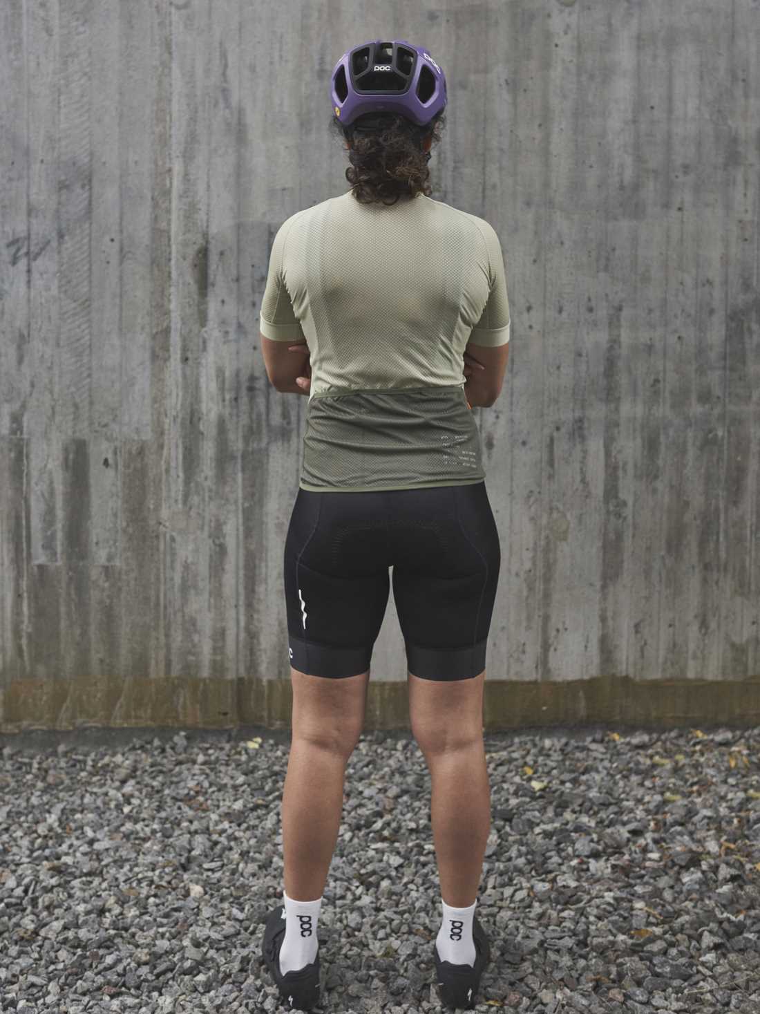 Koszulka rowerowa POC W’s ESSENTIAL ROAD LOGO Jersey - zielony - Adventure Sports
