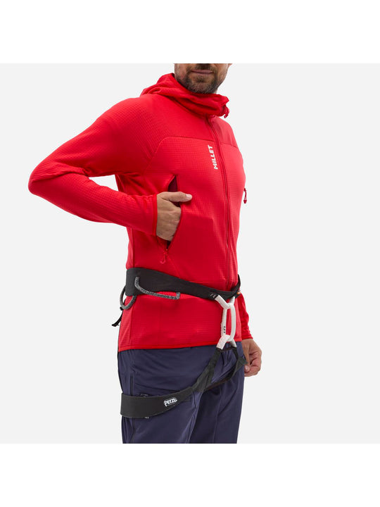 Kurtka MILLET FUSION GRID HOODIE M czerwony
