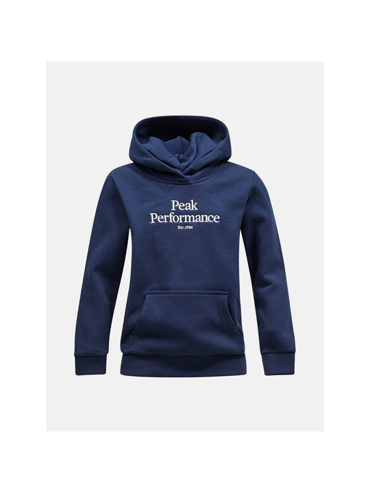 Bluza Peak Performance Jr Original Hood granatowy
