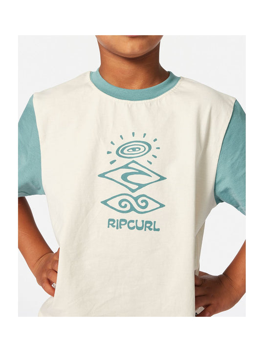 Koszulka RIP CURL Grom Energy Search Tee - Boy niebieski - Adventure Sports
