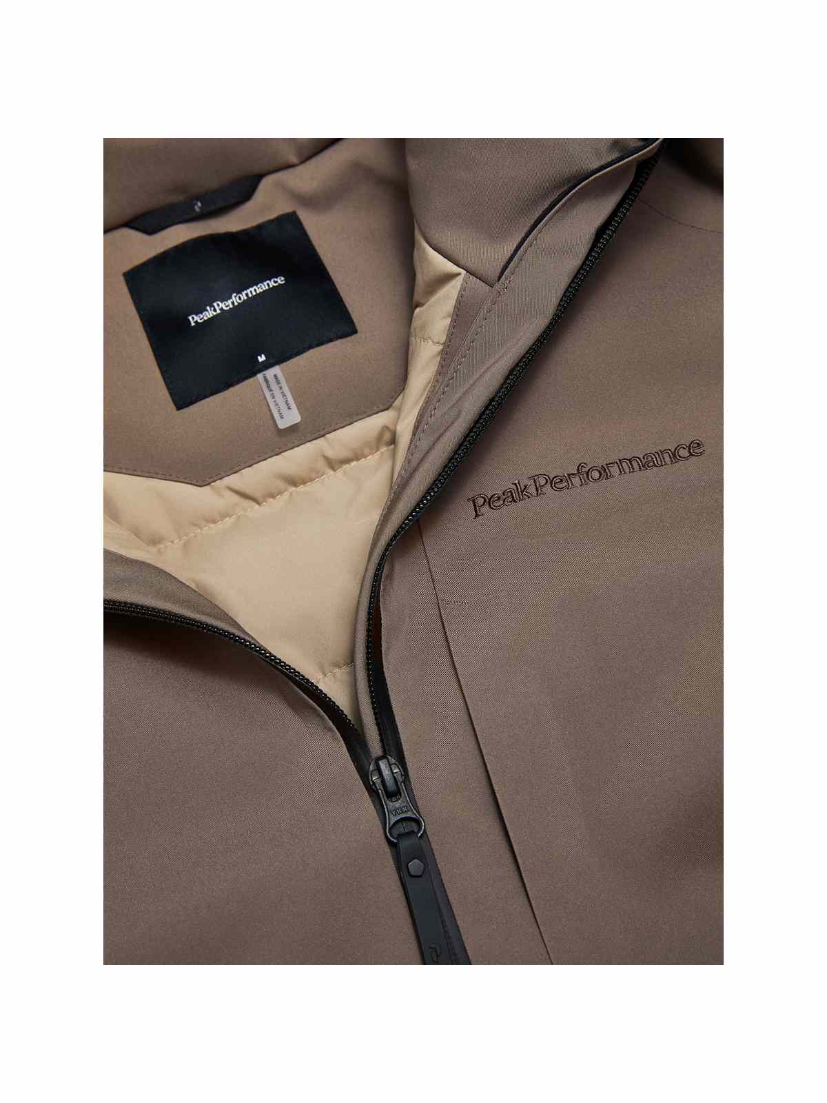 Kurtka narciarska męska PEAK PERFORMANCE Maroon HIPE 2L Insulated Shell Jacket brązowa