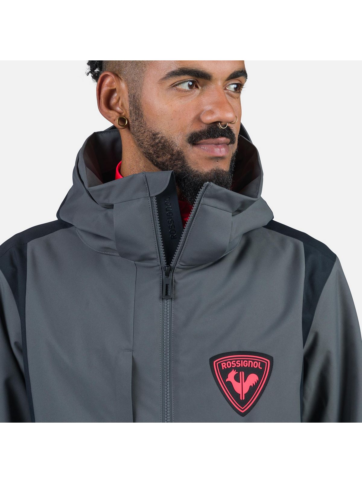 Kurtka narciarska męska Rossignol Hero Velika Jkt szary - Adventure Sports