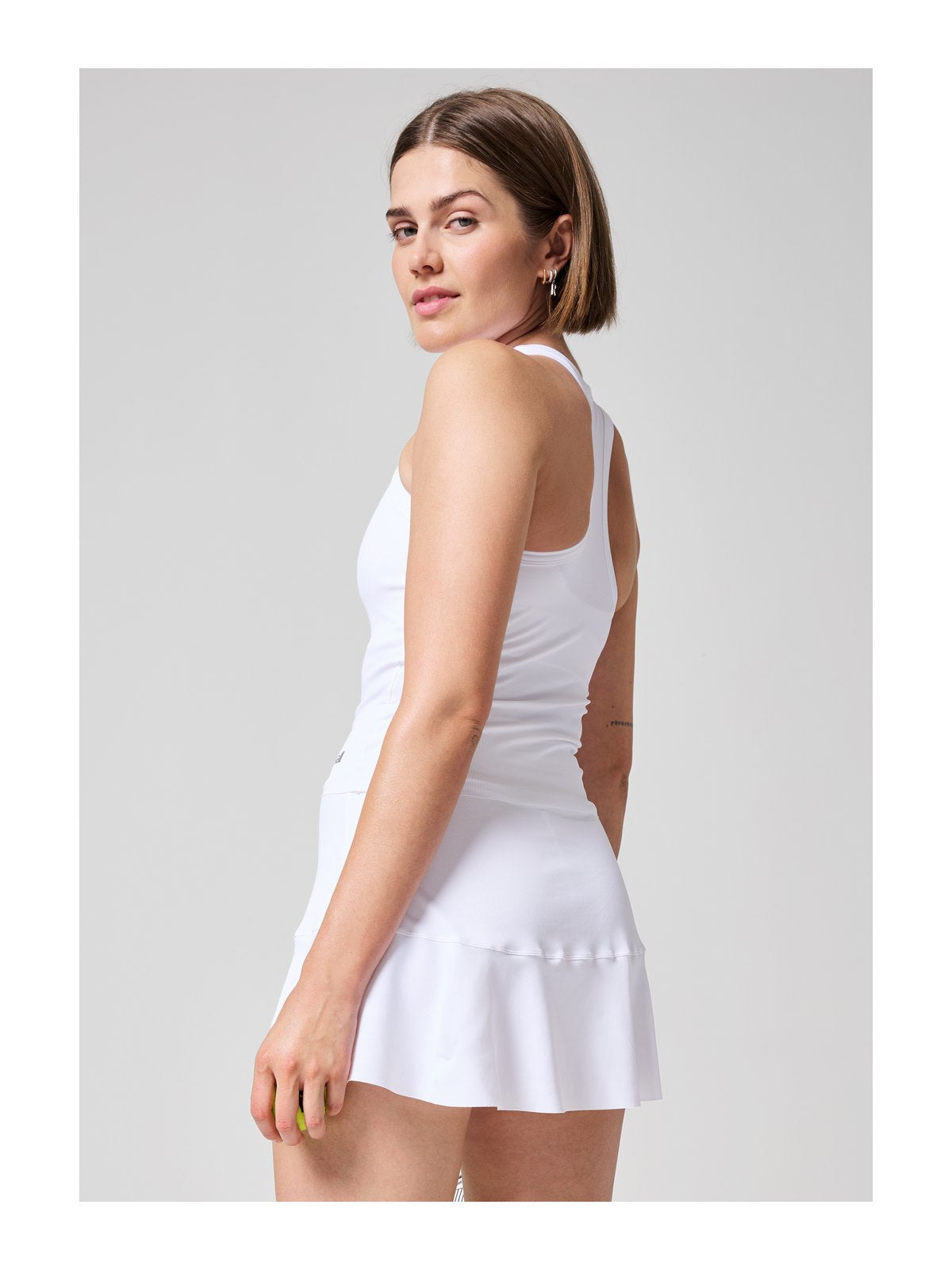 Koszulka sportowa CASALL Defined Rib Racerback biały - Adventure Sports