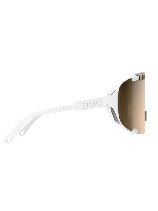 Okulary rowerowe POC Devour Wide Fit bialy | /Clarity Trail /Partly Sunny Silver cat 2
