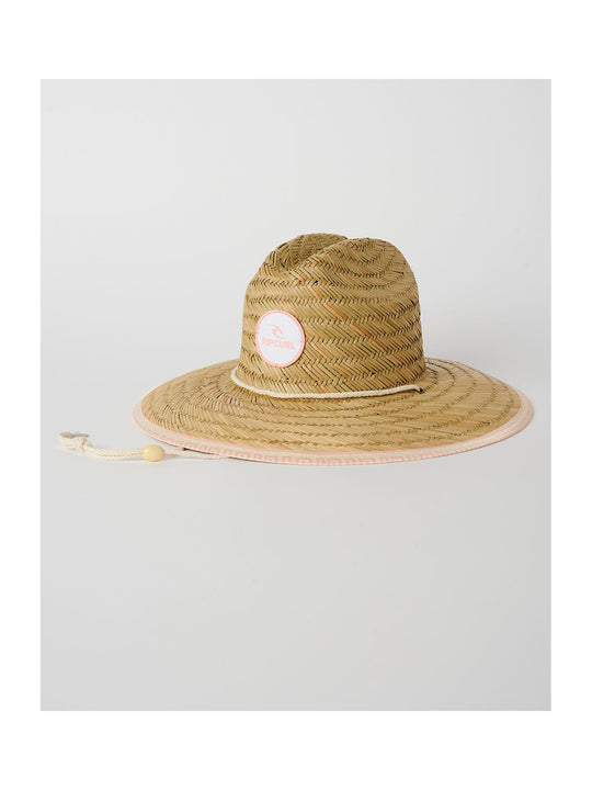 Kapelusz słomkowy dziewczęcy RIP CURL Mixed Straw Hat-Girl beżowy - TU - Czapka - Adventure Sports
