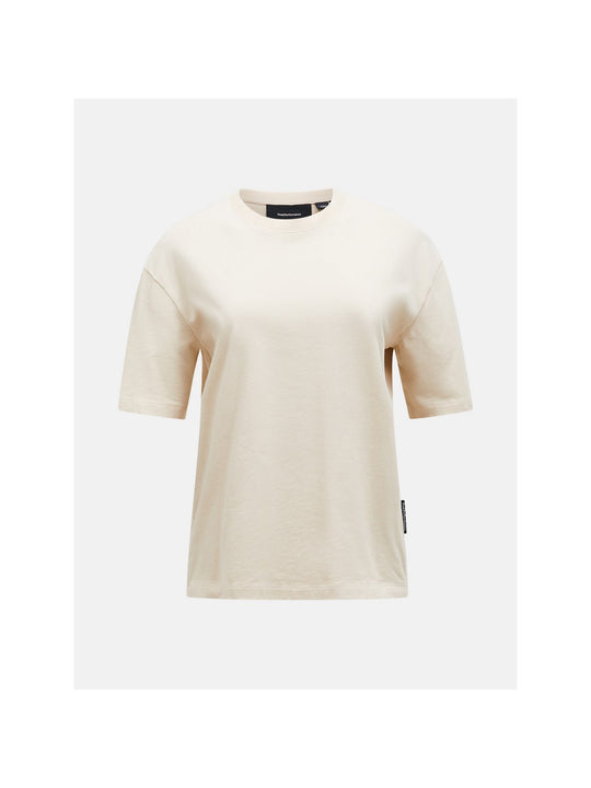 Koszulka PEAK PERFORMANCE W Heavy Cotton Tee beżowy - Adventure Sports
