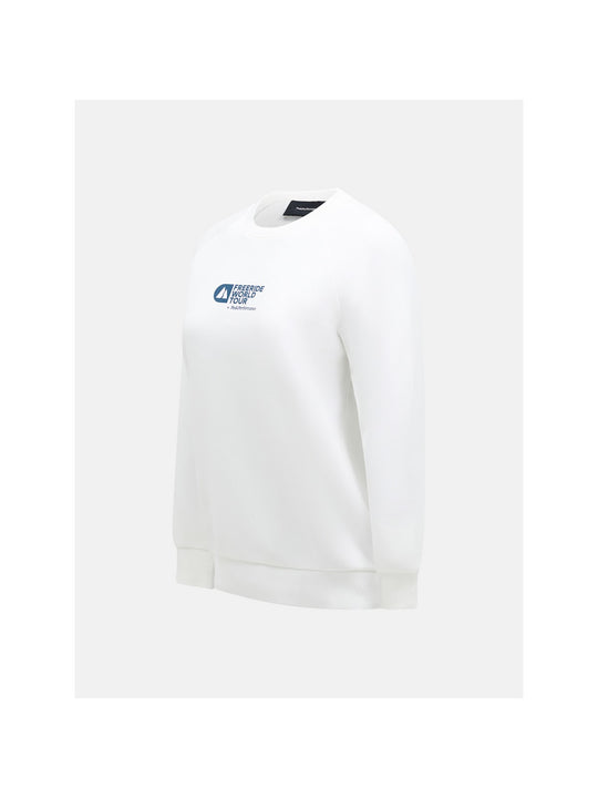 Bluza Peak Performance Fwt W Logo Crew biały - Adventure Sports
