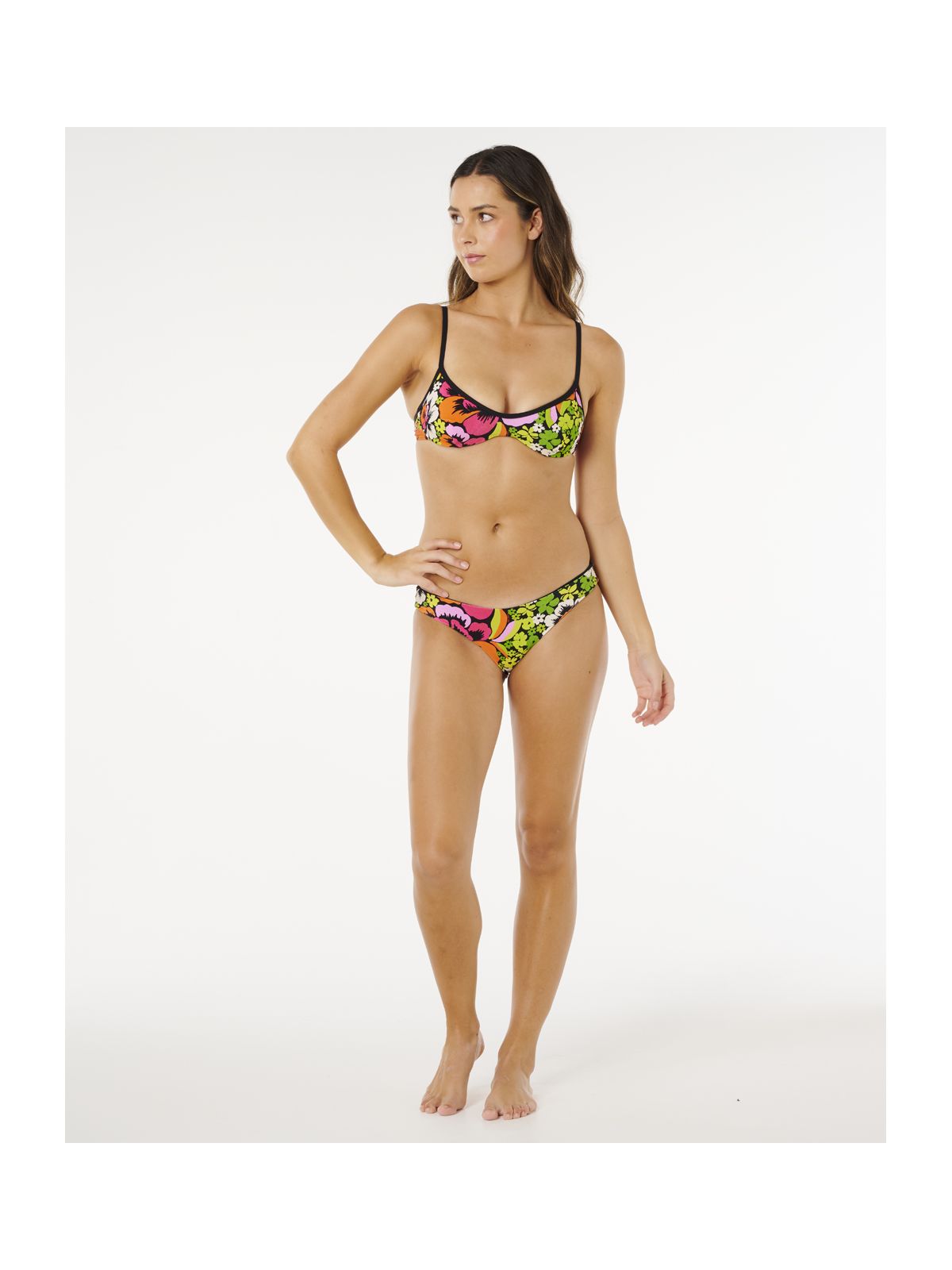Stanik damski RIP CURL Blooming D-Dd Top multikolor