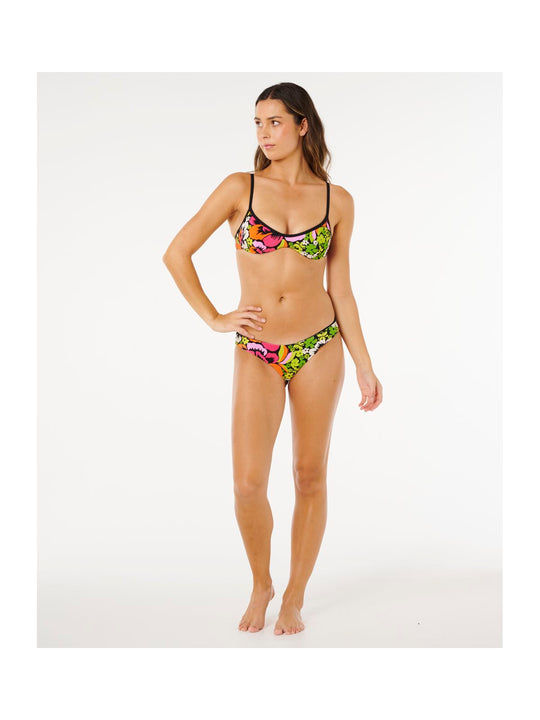 Stanik damski RIP CURL Blooming D-Dd Top multikolor
