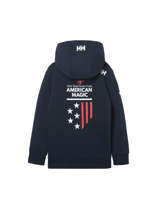Bluza dresowa dla dzieci HELLY HANSEN Am Kids Hoodie granatowy - Adventure Sports
