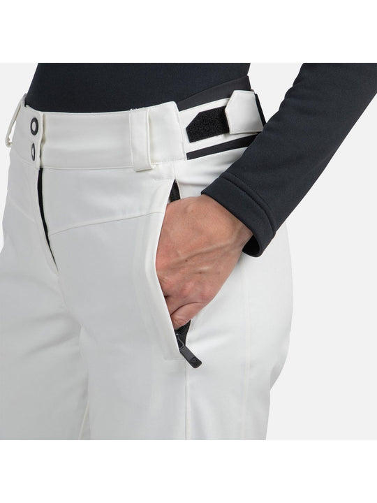 Spodnie narciarskie do carvingu Rossignol W Resort R Pant białe - Adventure Sports
