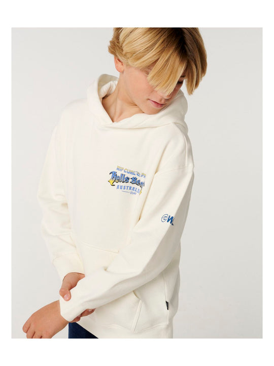 Bluza chłopięca RIP CURL Rip Curl Pro Bells 26 Hood-Boy biała
