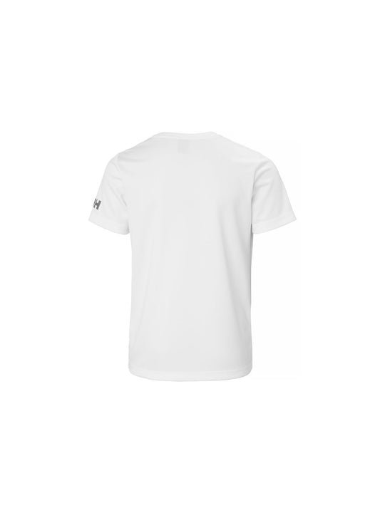 Koszulka HELLY HANSEN JR HH TECH T-SHIRT biały - Adventure Sports
