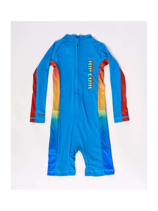 Kostiumdziecięcy do pływania  RIP CURL Boys 0-6 Mumma Lsl Uv Spring - niebieski
