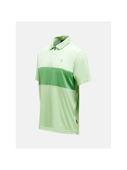 Koszulka PEAK PERFORMANCE M Player Zip Polo zielony - Adventure Sports
