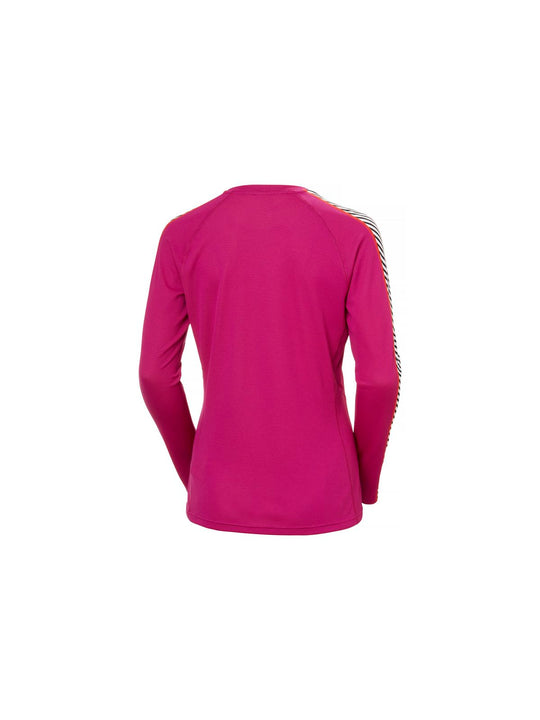 Koszulka Helly Hansen W Lifa Active Stripe Crew bordowy - Adventure Sports

