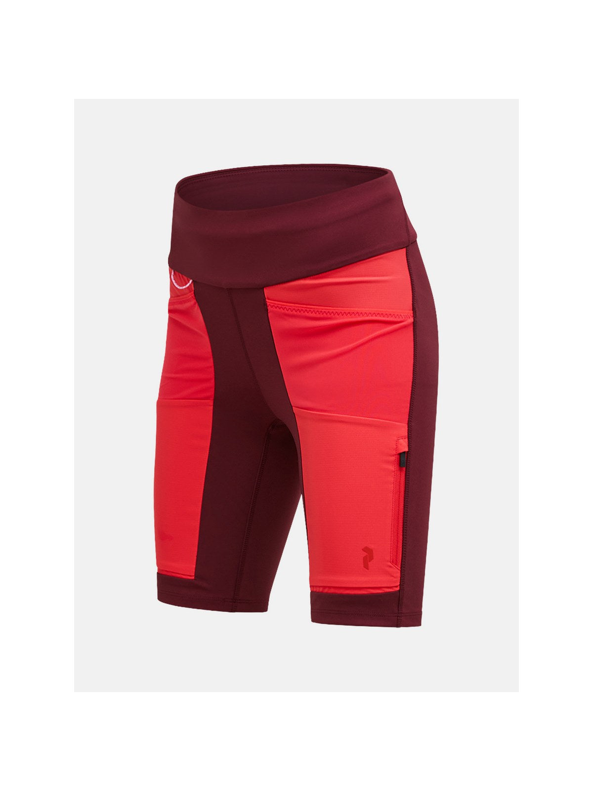 Szorty PEAK PERFORMANCE W Ascent Track Shorts czerwony - Adventure Sports