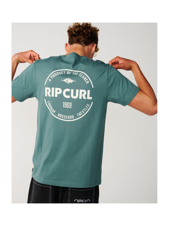 Koszulka męska RIP CURL Staple Tee zielona
