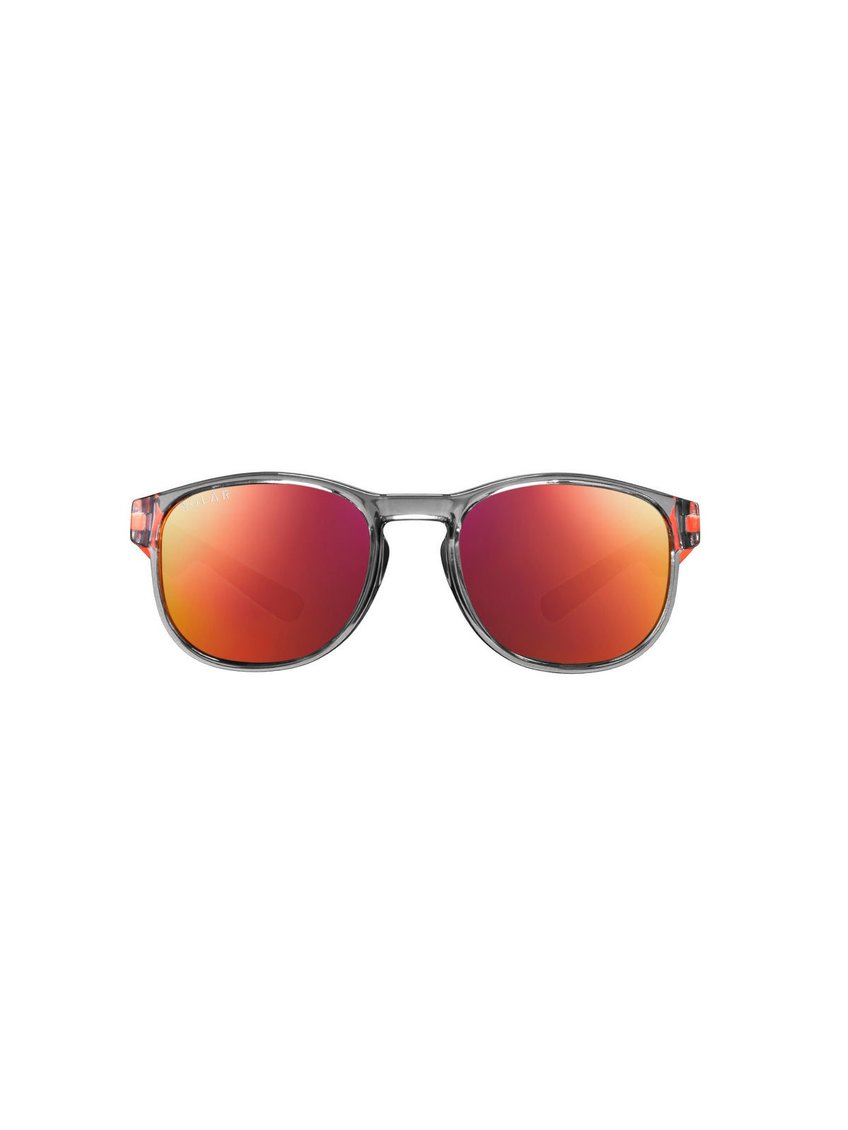 Okulary przeciwsłoneczne SOLAR Cross - cat.3 Polarized - Translucent Black/Coral