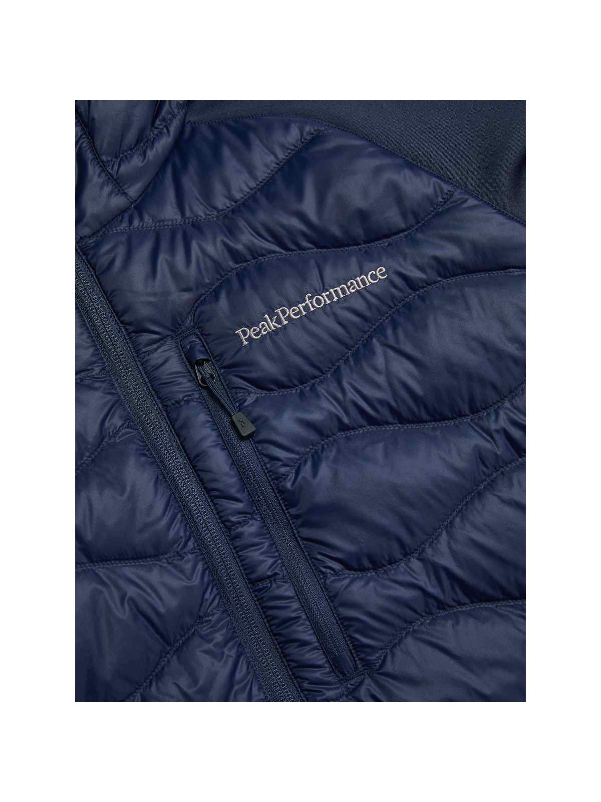 Kurtka puchowa Peak Performance M Helium Down Hybrid Hood granatowy - Adventure Sports