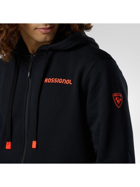 Bluza męska ROSSIGNOL M Hero Full Zip Hoodie czarna
