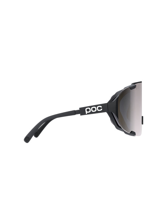 Okulary rowerowe POC Devour Wide Fit czarne - Clarity Road/Sunny Silver cat.3
