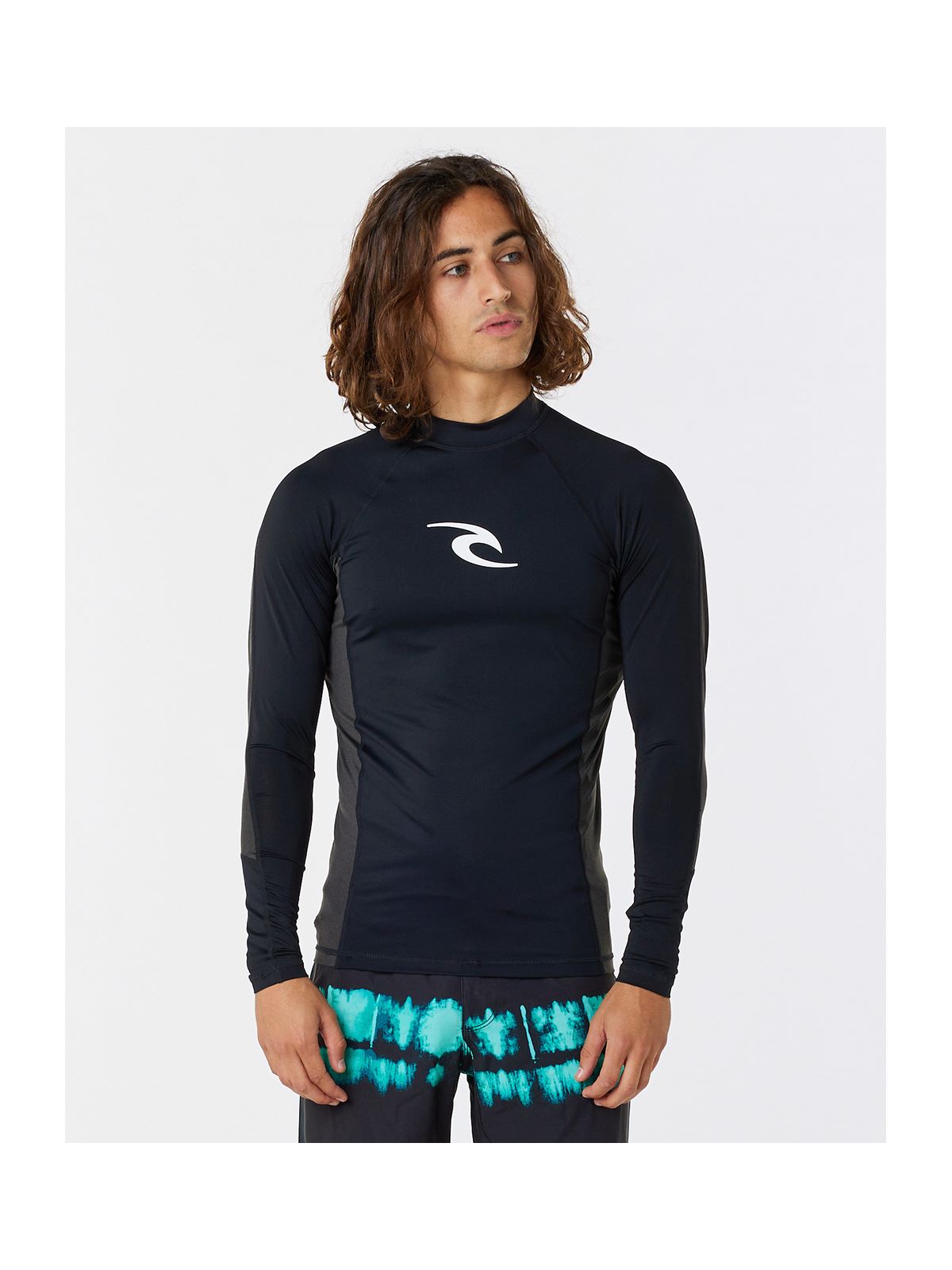 Longsleeve do pływania męski RIP CURL Waves Upf Perf L/S czarny