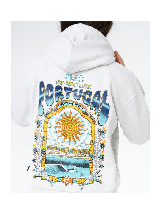 Bluza damska RIP CURL Peniche Merch Hood szara
