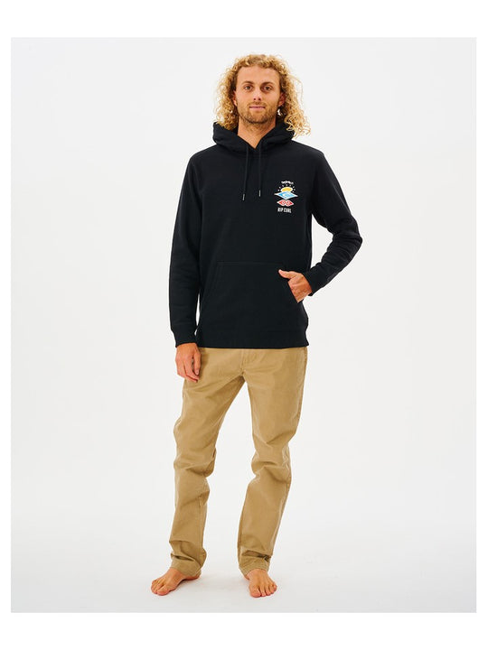 Bluza RIP CURL Search Icon Hood czarny - Adventure Sports
