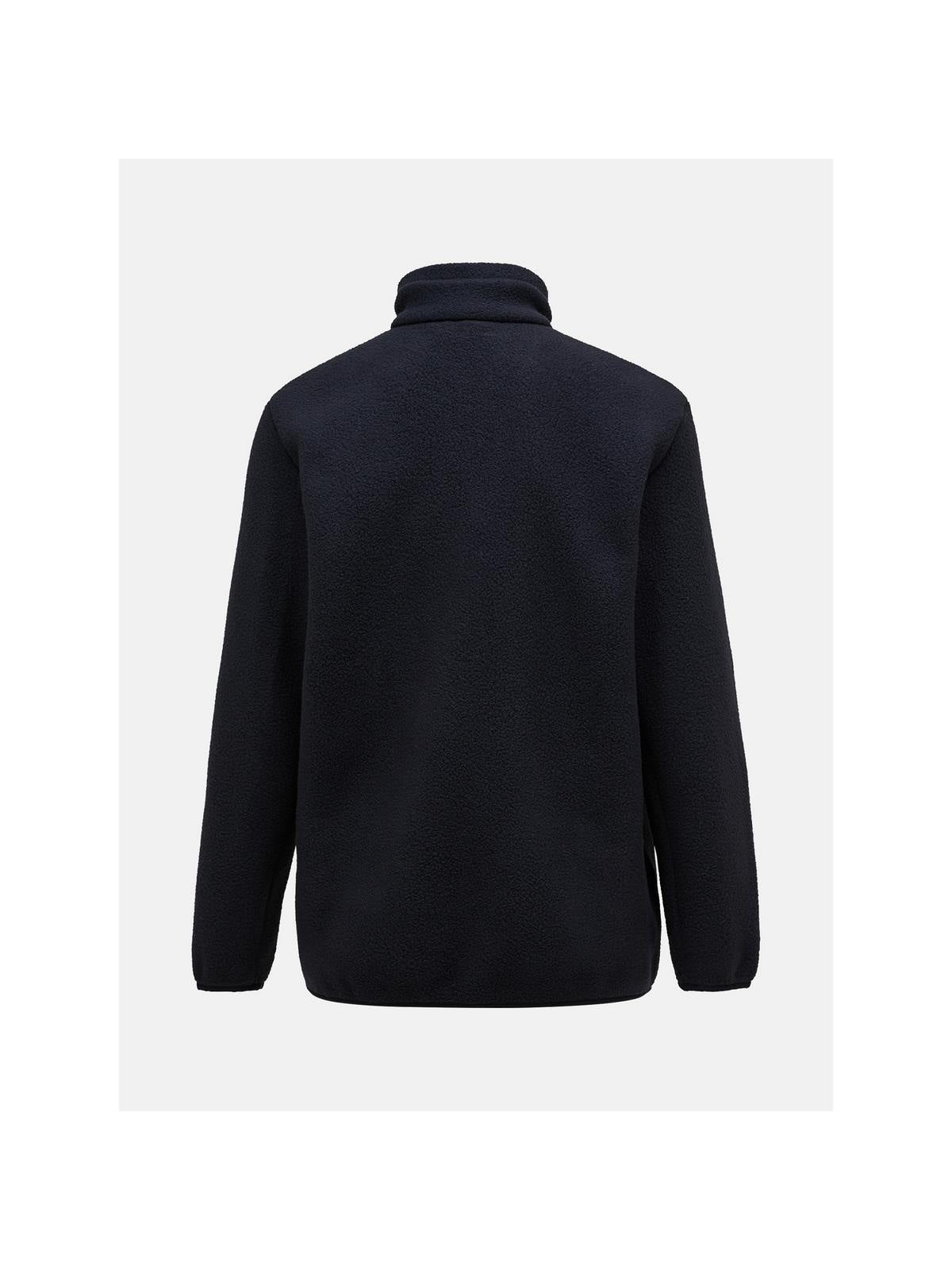 Bluza Peak Performance M Fleece Snap T-Neck czarny - Adventure Sports