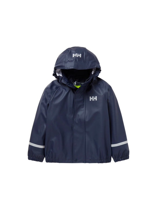 Dziecięcy zestaw przeciwdeszczowy kurtka i spodnie HELLY HANSEN K Bergen 2.0 Pu Rainset granatowy

