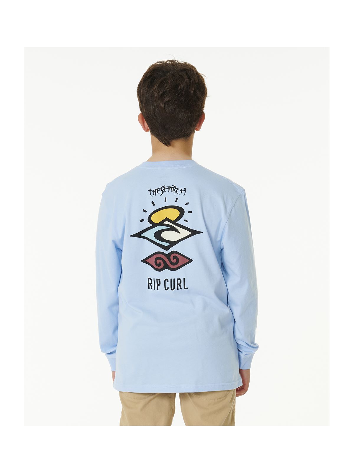 Koszulka Chłopięca RIP CURL Search Icon L/S Tee Boy niebieski - Adventure Sports