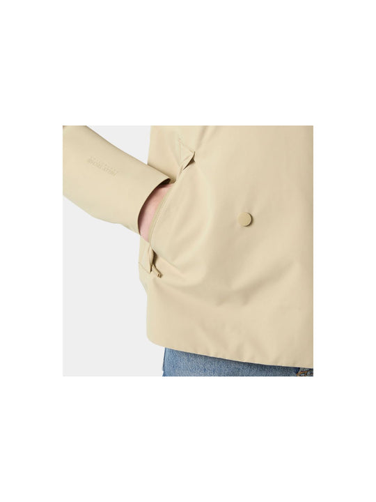 Kurtka damska HELLY HANSEN W Avenue Short Trench Beżowa
