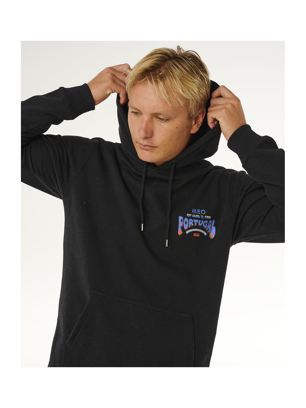 Bluza męska RIP CURL Meo Peniche Pro 26 Hood czarna