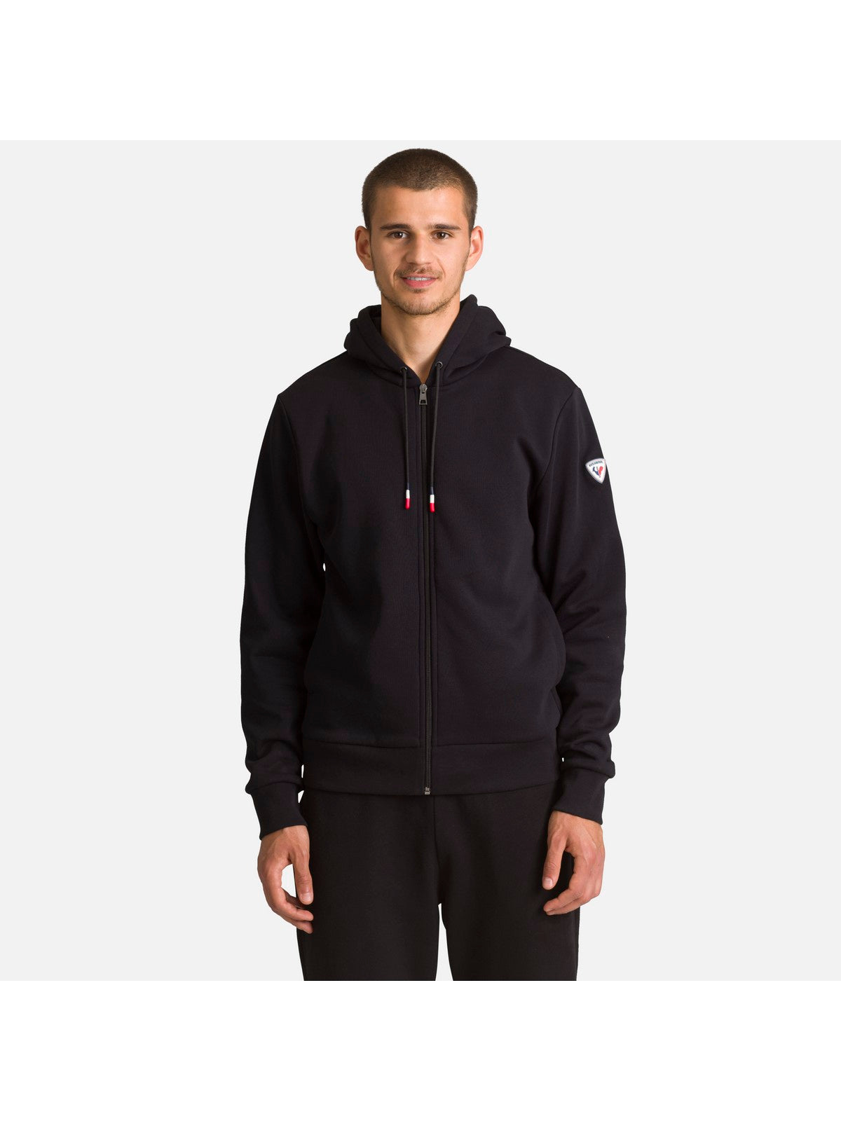 Bluza Rossignol Logo Sweat Fz Hood Fl czarny - Adventure Sports