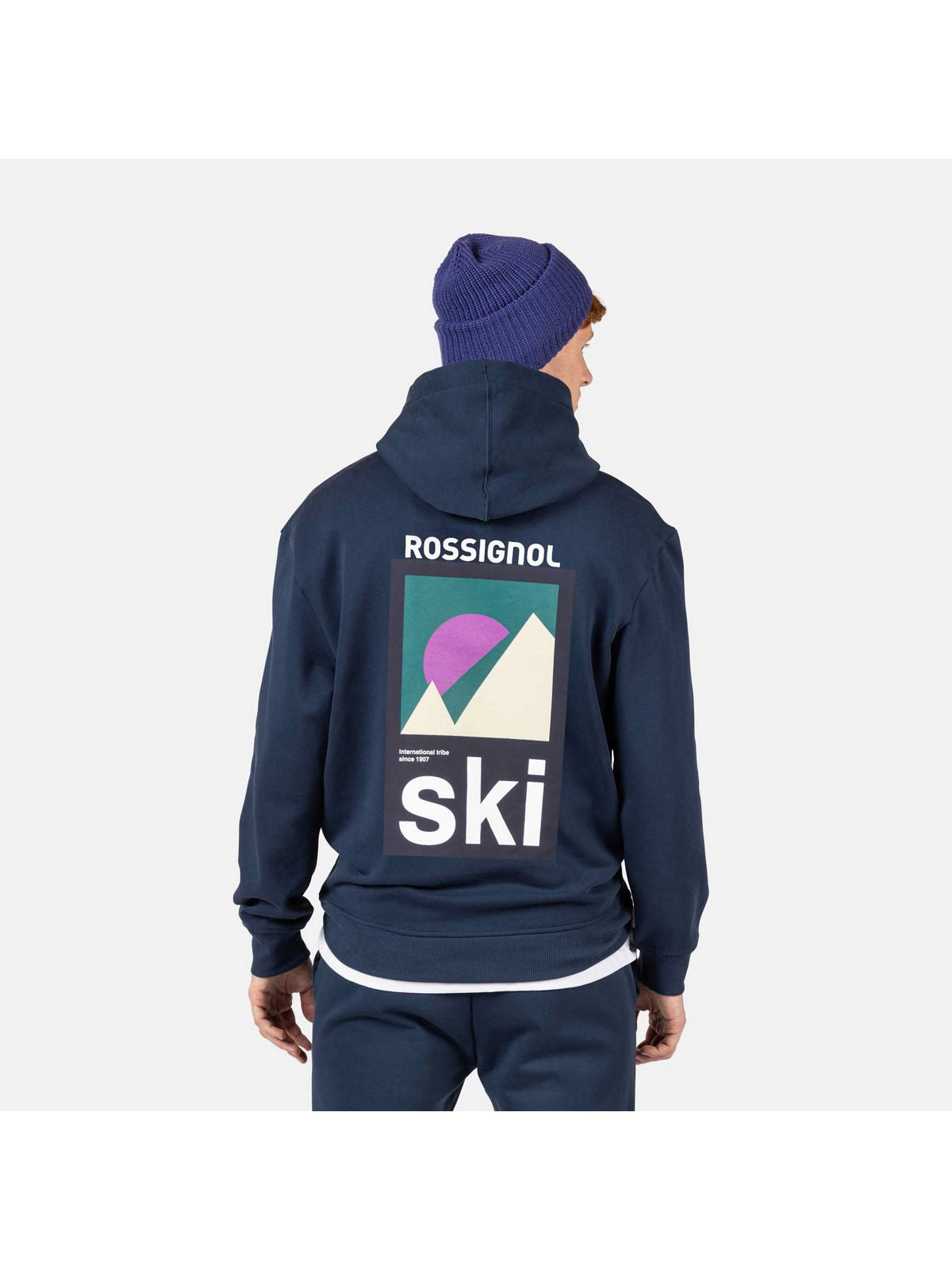 Bluza męska ROSSIGNOL WATERFALL H RELAX SWEATSHIRT granatowa