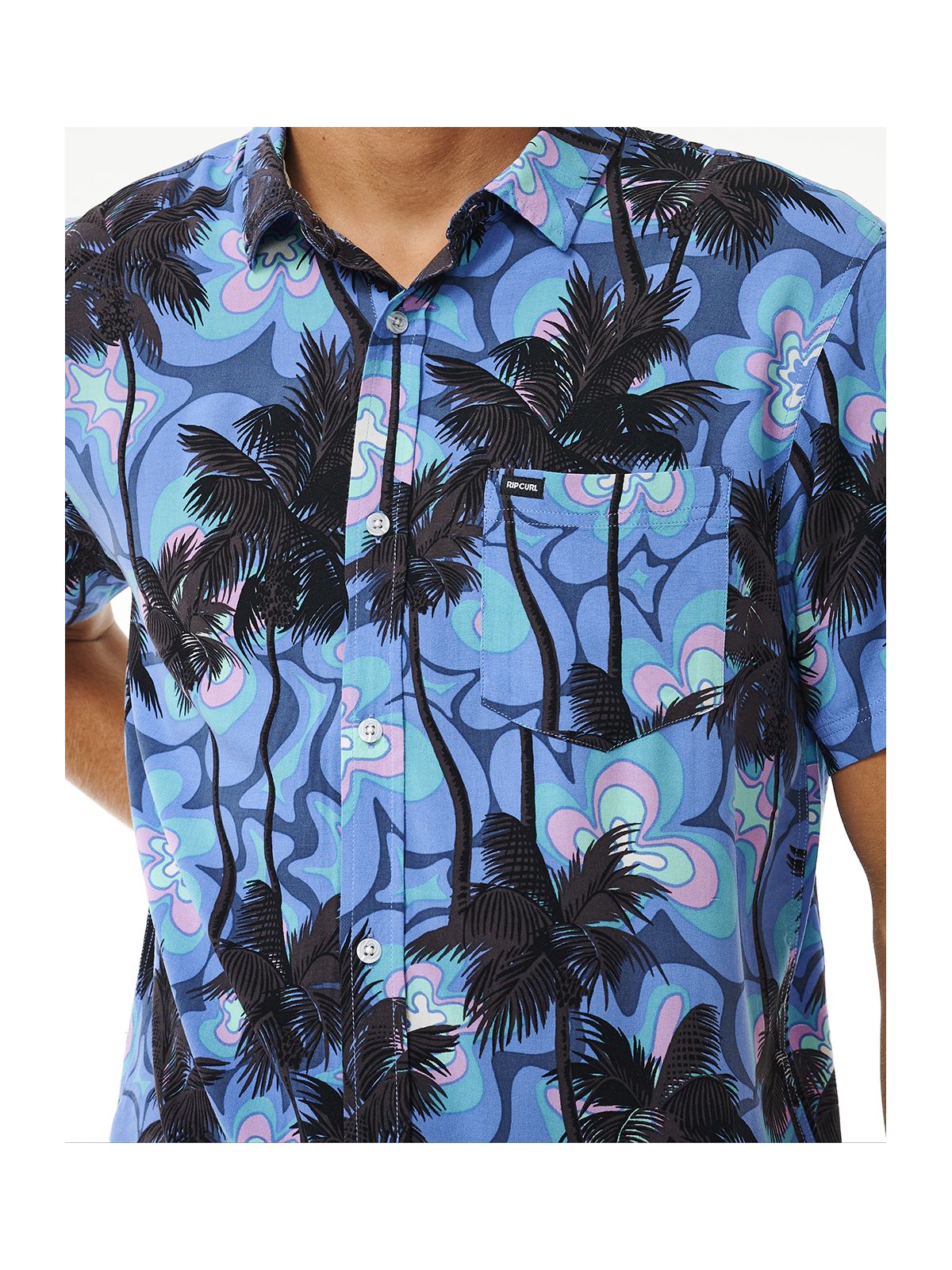 Koszula RIP CURL Barrel Killa S/S Shirt niebieski - Adventure Sports