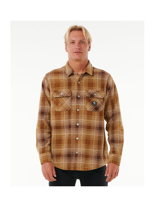 Koszula RIP CURL Fun Times Polar Fleece Shirt brązowy - Adventure Sports

