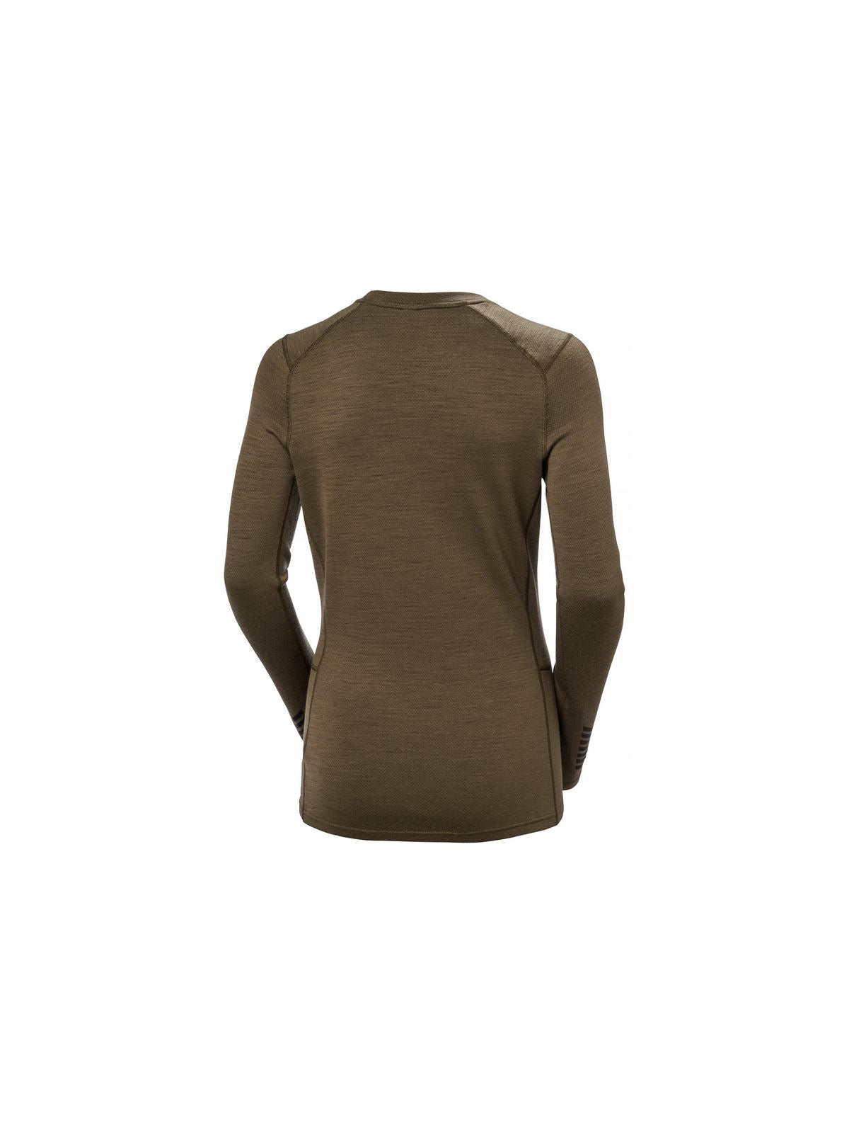 Koszulka damska HELLY HANSEN W Lifa Merino Midweight Graphic Crew kolor brązowy