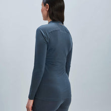 Koszulka narciarska damska POC W's Layer Merino Mock Neck Jersey szara
