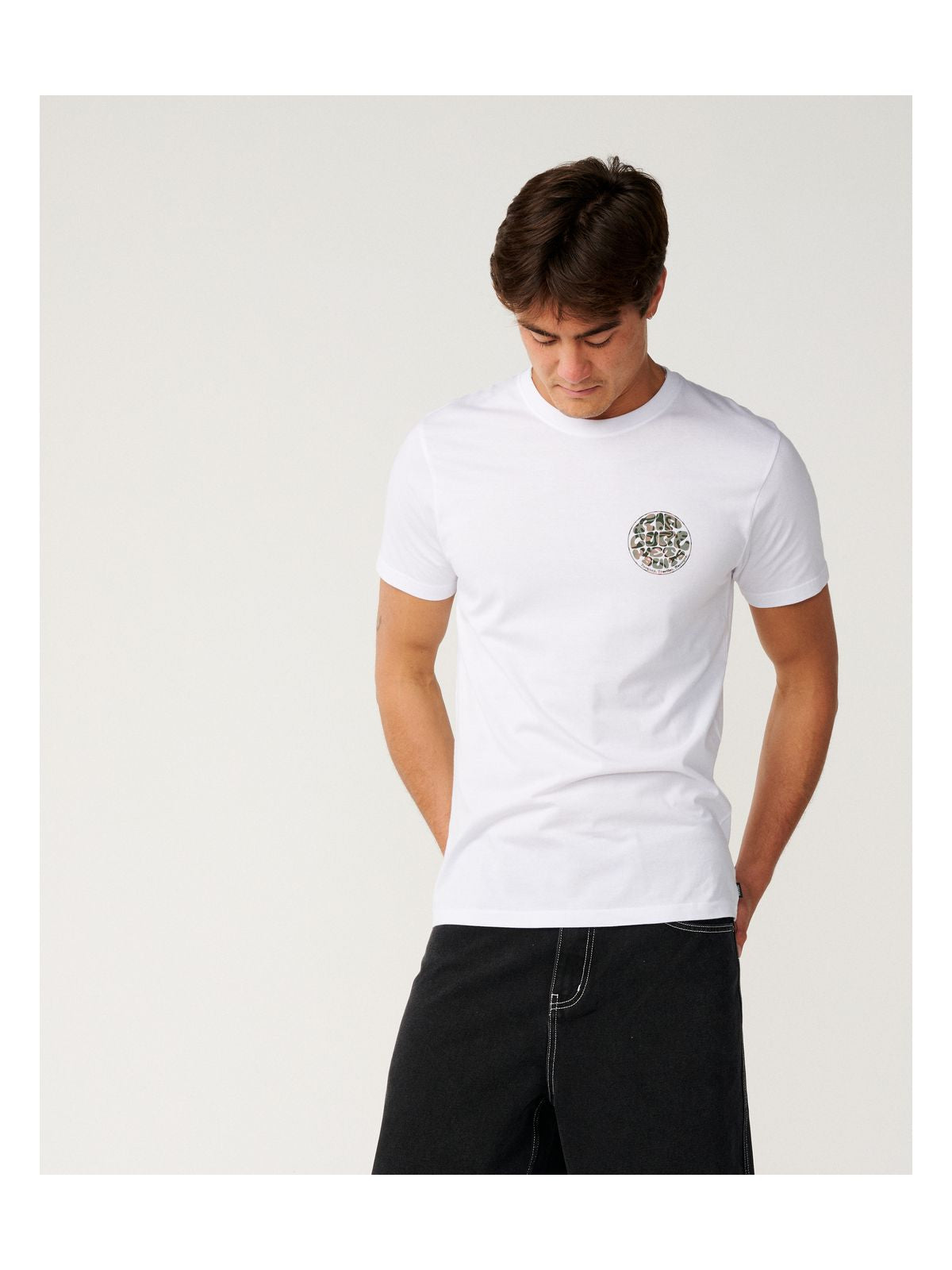 Koszulka męska RIP CURL Wettie Passage Icon Tee biała