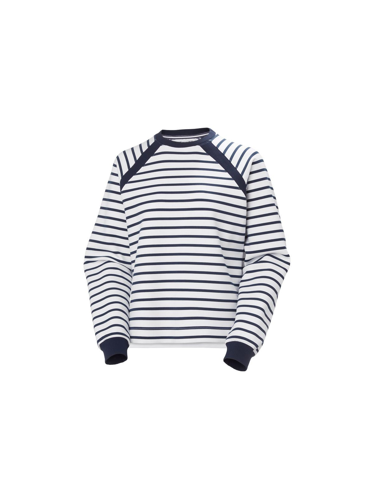 Bluza Damska HELLY HANSEN W Capri Sweatshirt Biało granatowe Pasy