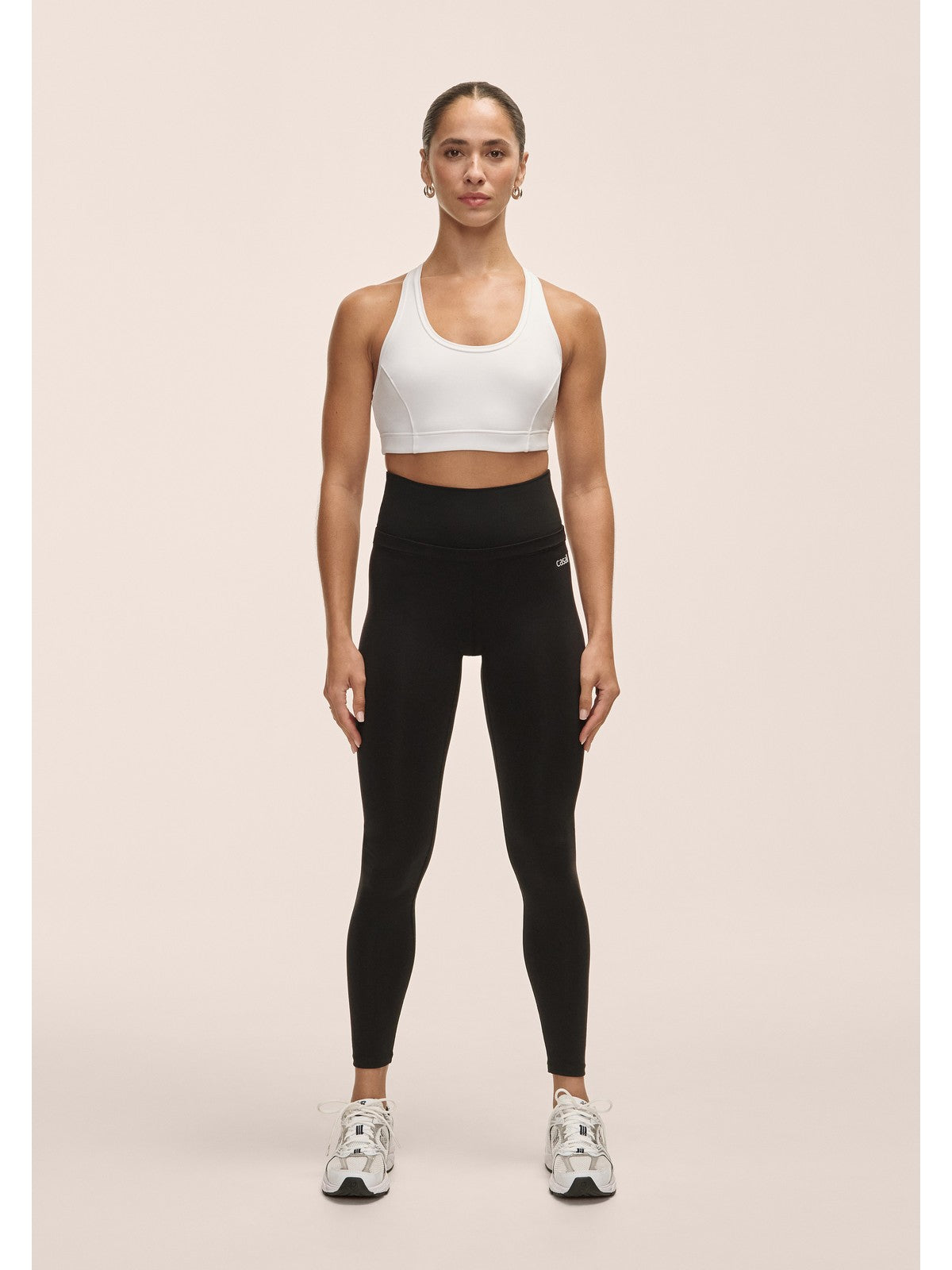 Legginsy damskie CASALL Low Waist Illusion Tights kolor czarny