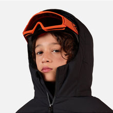 Kurtka narciarska dziecięca ROSSIGNOL Boy Siz Quilted Jkt czarna

