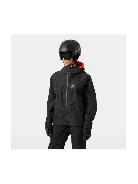 Kurtka narciarska damska HELLY HANSEN W EMIKO SHELL JACKET czarna
