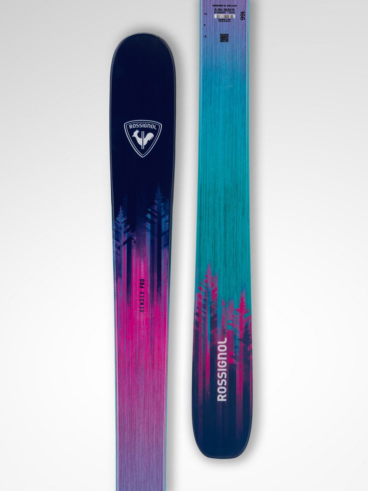 Narty ROSSIGNOL Sender Pro + wiązania LOOK Nx 11 Gw B100 Black